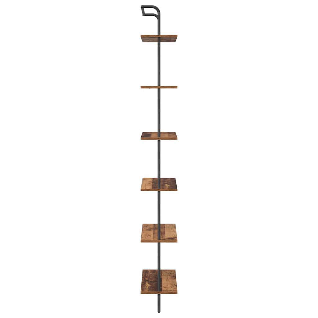 Étagère Bois ancien 60 x 24 x 203 cm Bois d'ingénierie - XIOS