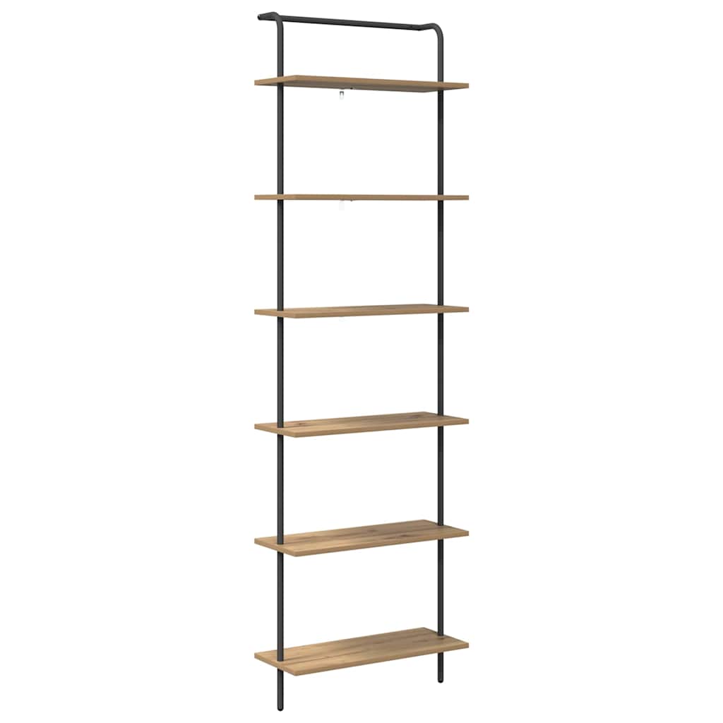 Étagère chêne artisanal 60 x 24 x 203 cm Bois d'ingénierie - XIOS