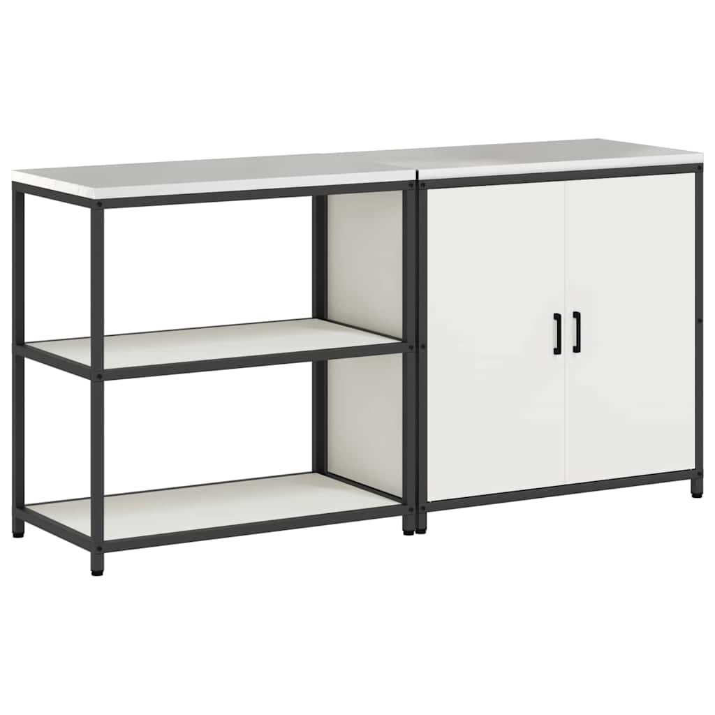 Ensemble de rangement cuisine HATTEM 2 pc Blanc