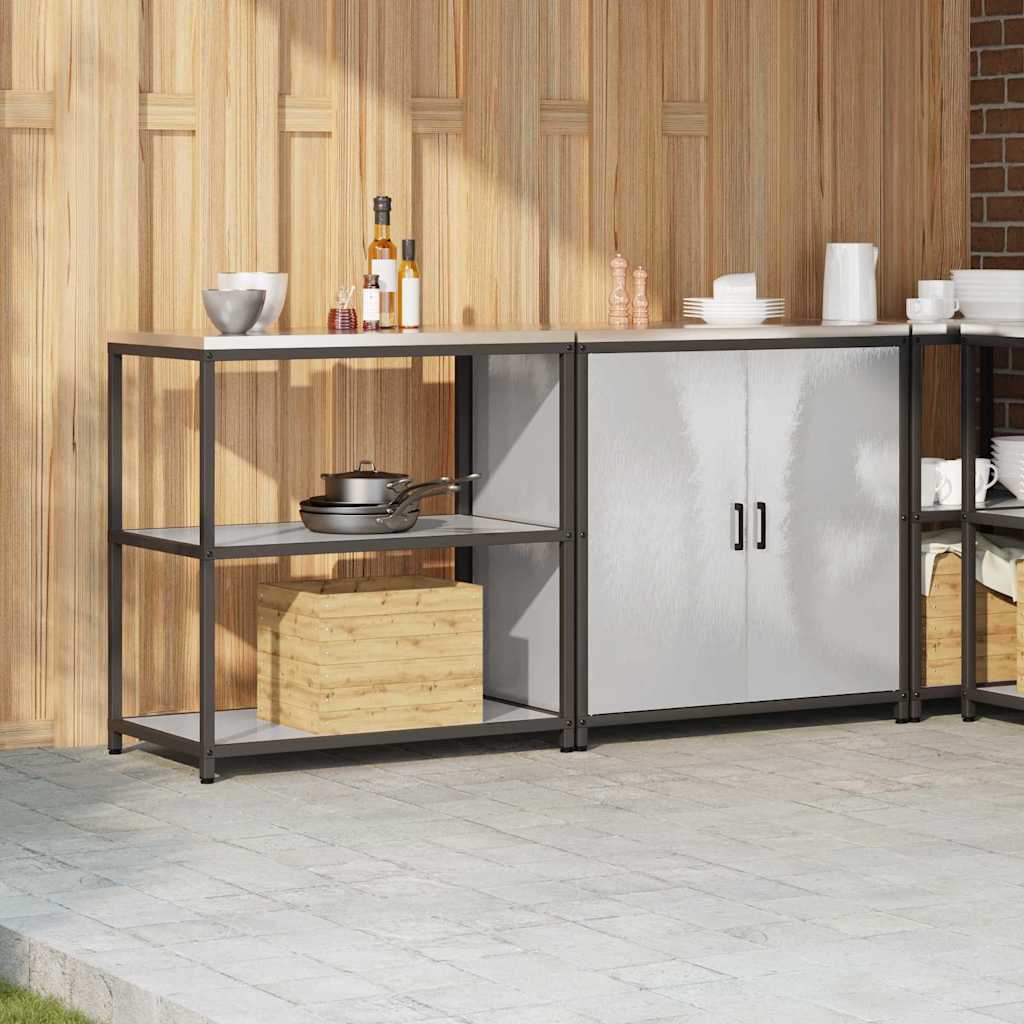 Ensemble de rangement cuisine HATTEM 2 pc Argenté