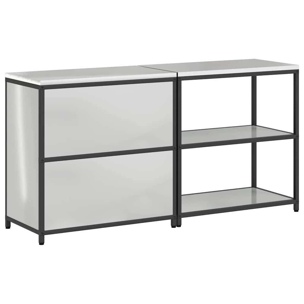 Ensemble de rangement cuisine HATTEM 2 pc Argenté - XIOS