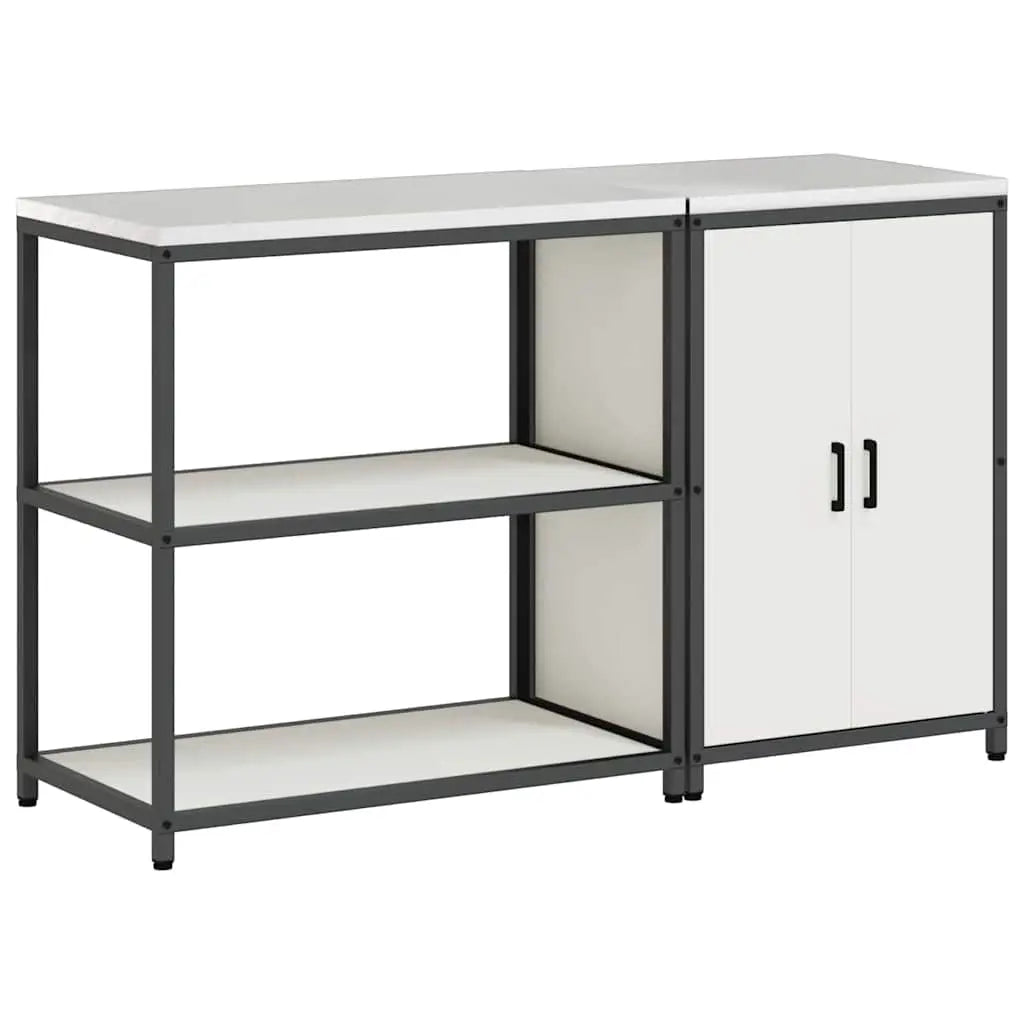 Ensemble de rangement cuisine HATTEM 2 pc Blanc - XIOS