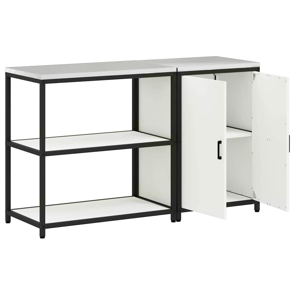 Ensemble de rangement cuisine HATTEM 2 pc Blanc - XIOS