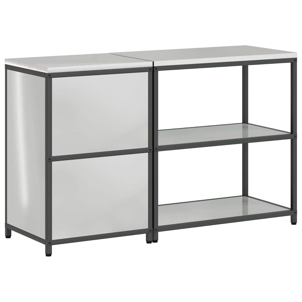 Ensemble de rangement cuisine HATTEM 2 pc Argenté - XIOS
