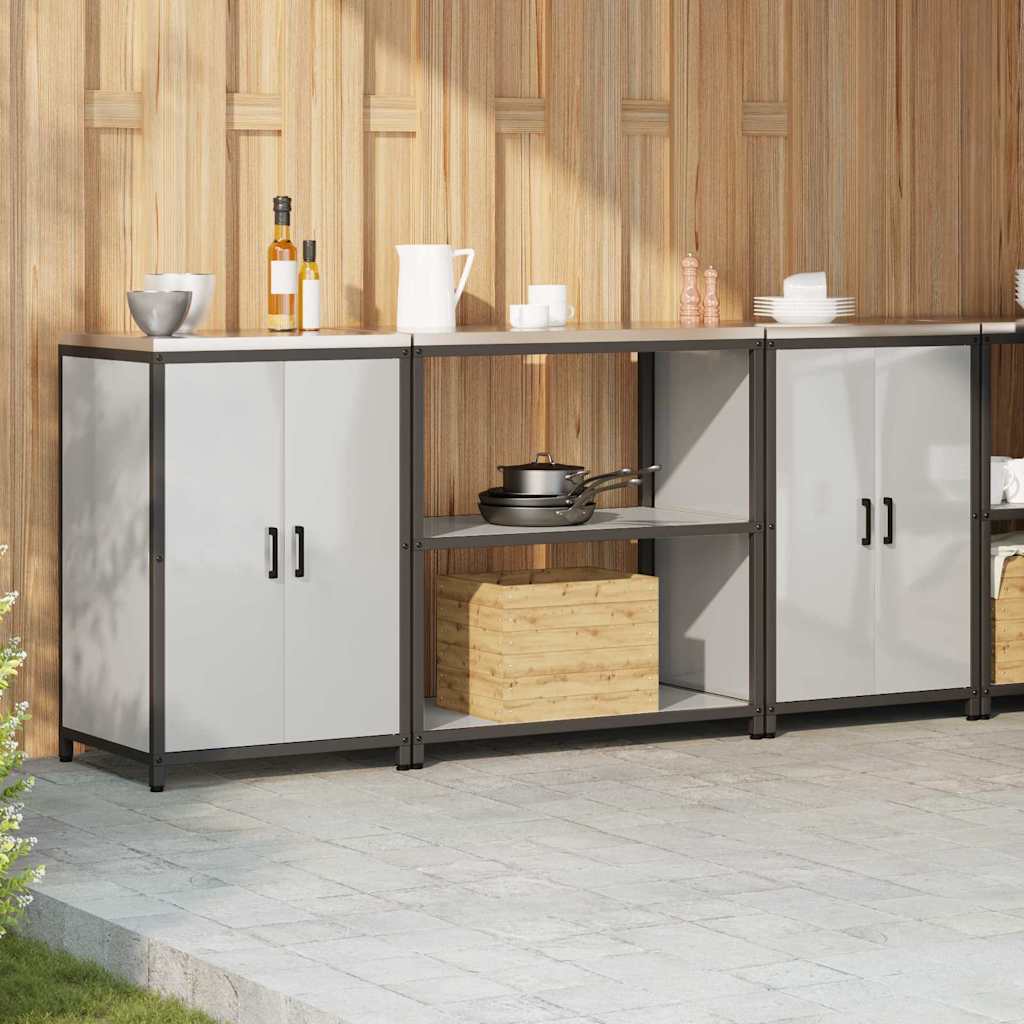 Ensemble de rangement cuisine HATTEM 3 pc Argenté - XIOS