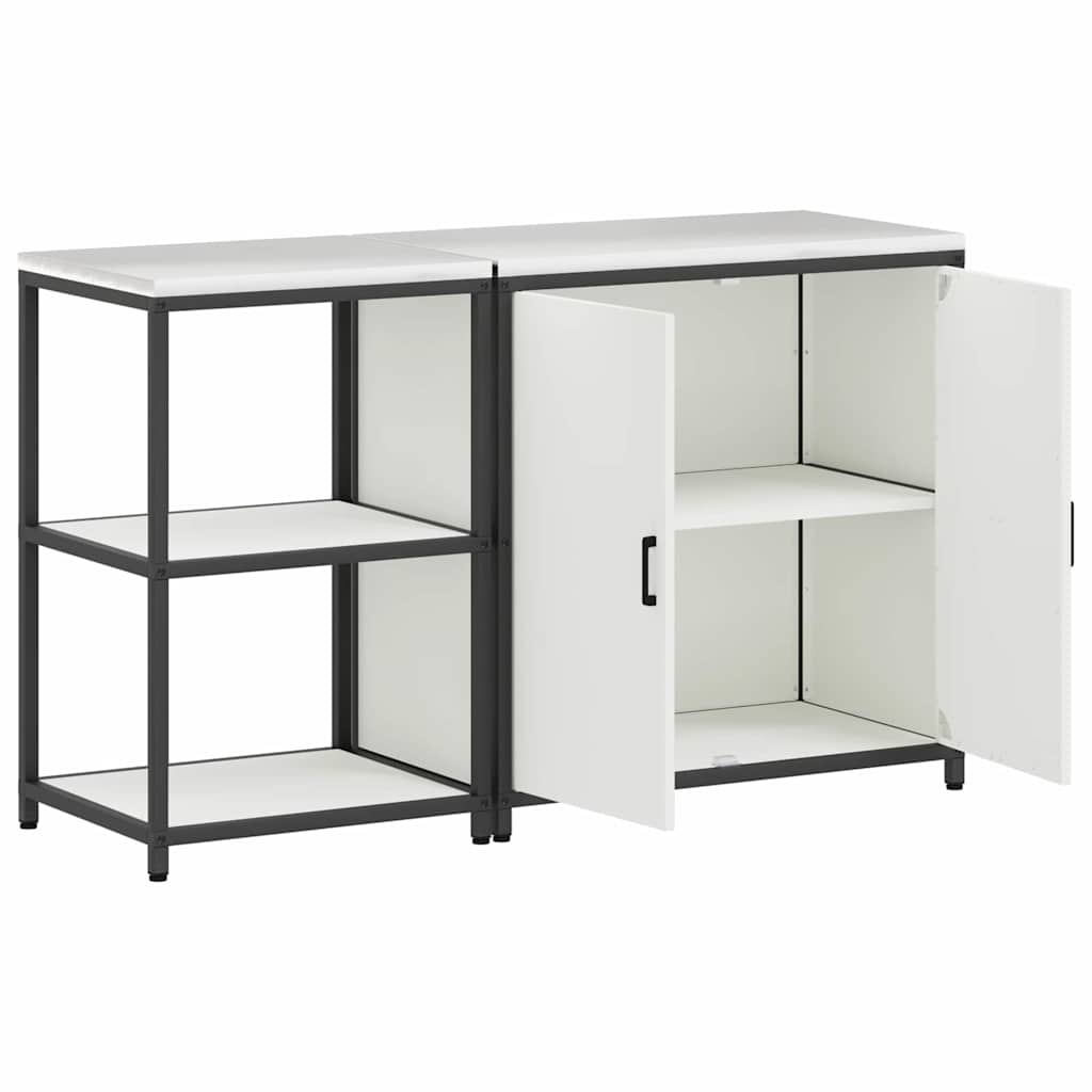 Ensemble de rangement cuisine HATTEM 2 pc Blanc - XIOS