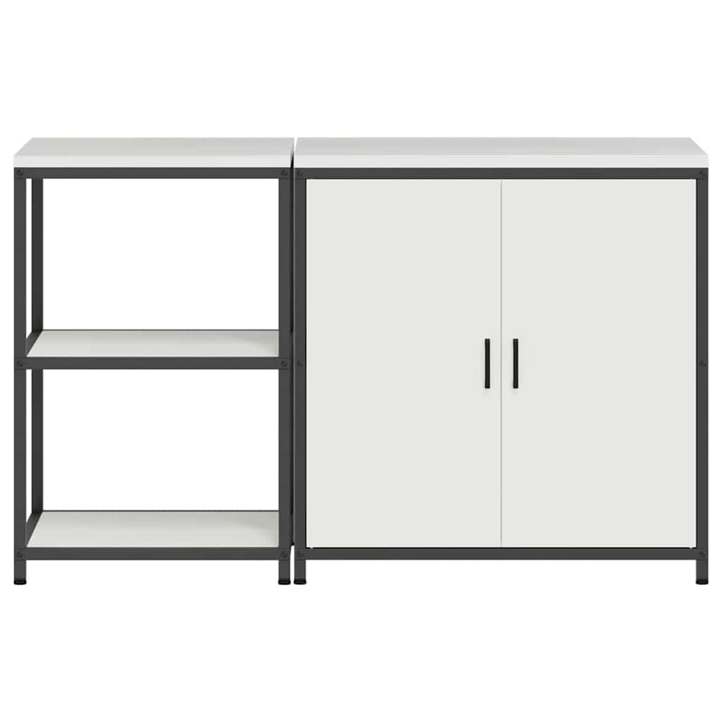 Ensemble de rangement cuisine HATTEM 2 pc Blanc - XIOS