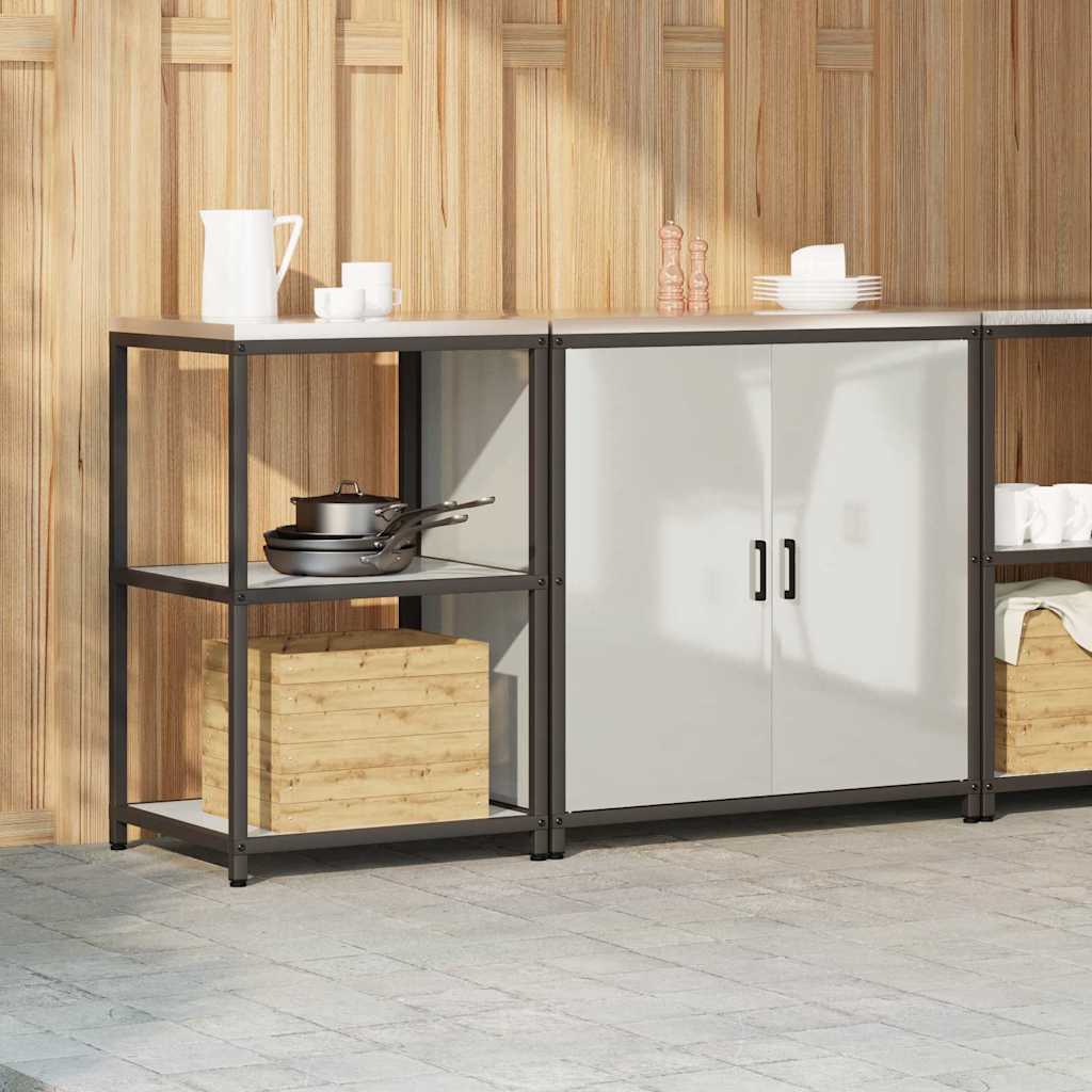 Ensemble de rangement cuisine HATTEM 2 pc Argenté - XIOS