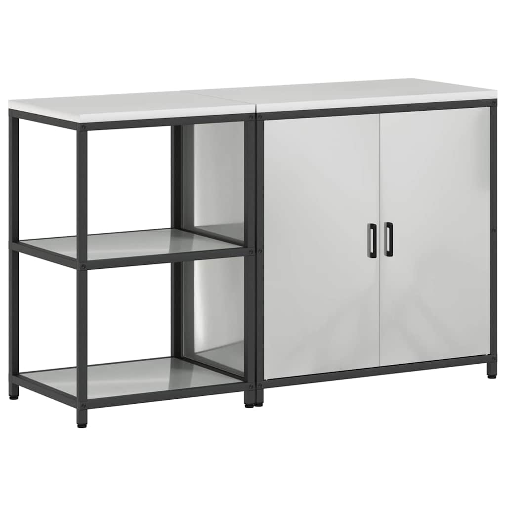Ensemble de rangement cuisine HATTEM 2 pc Argenté