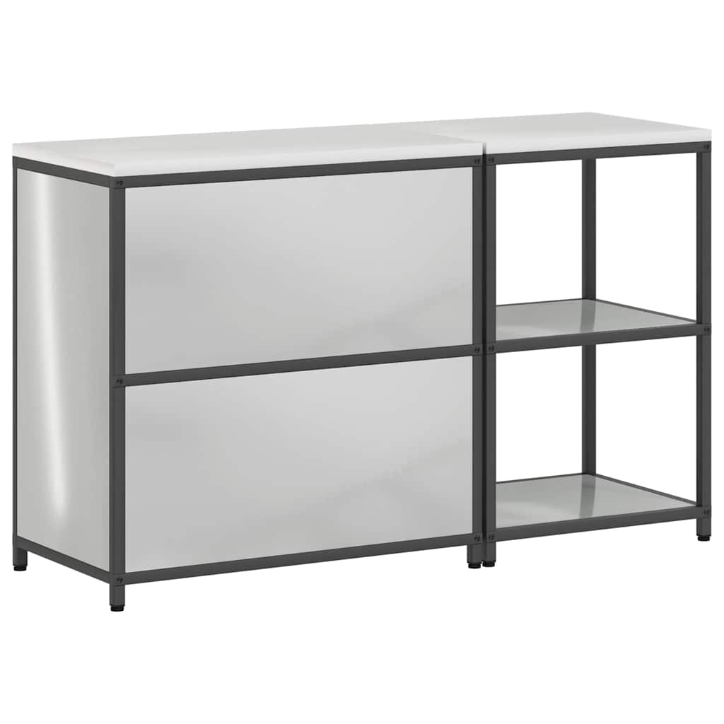 Ensemble de rangement cuisine HATTEM 2 pc Argenté - XIOS
