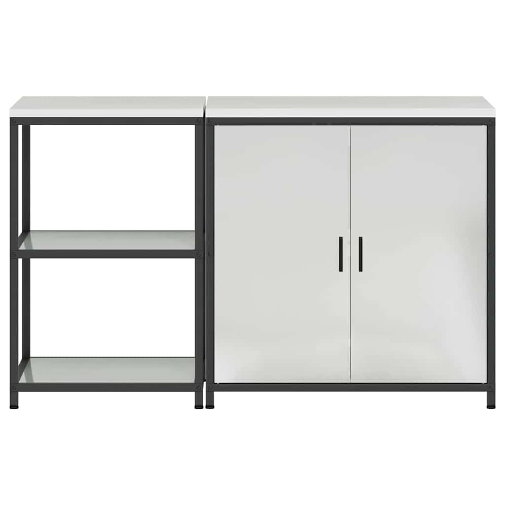 Ensemble de rangement cuisine HATTEM 2 pc Argenté - XIOS