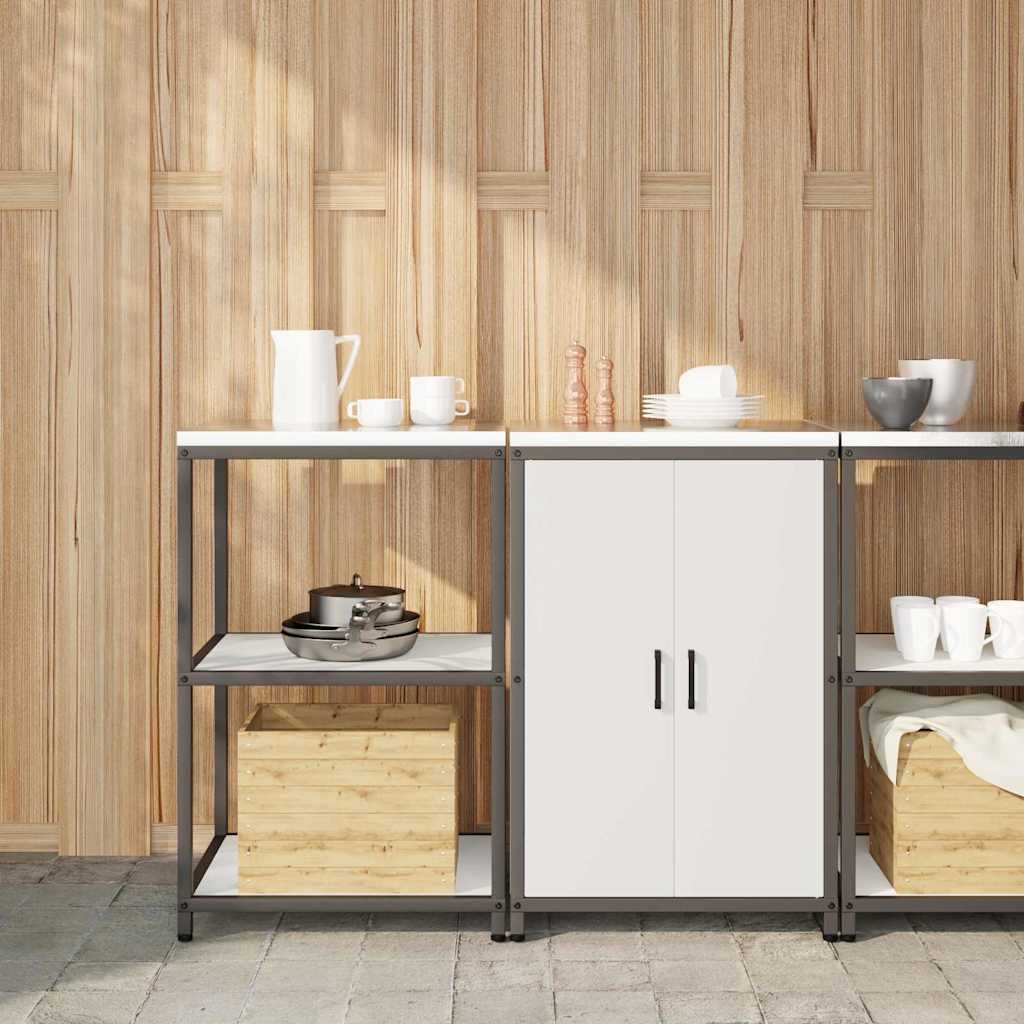 Ensemble de rangement cuisine HATTEM 2 pc Blanc - XIOS