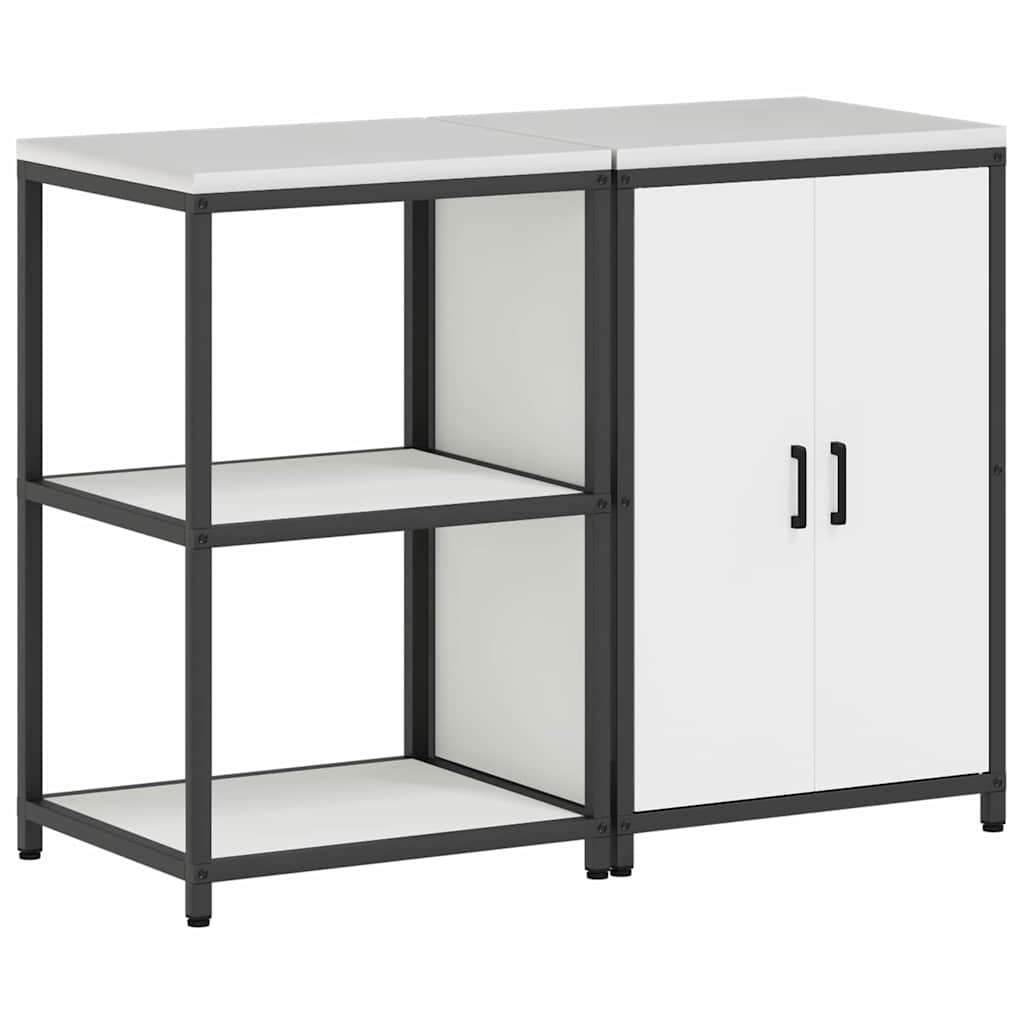 Ensemble de rangement cuisine HATTEM 2 pc Blanc - XIOS
