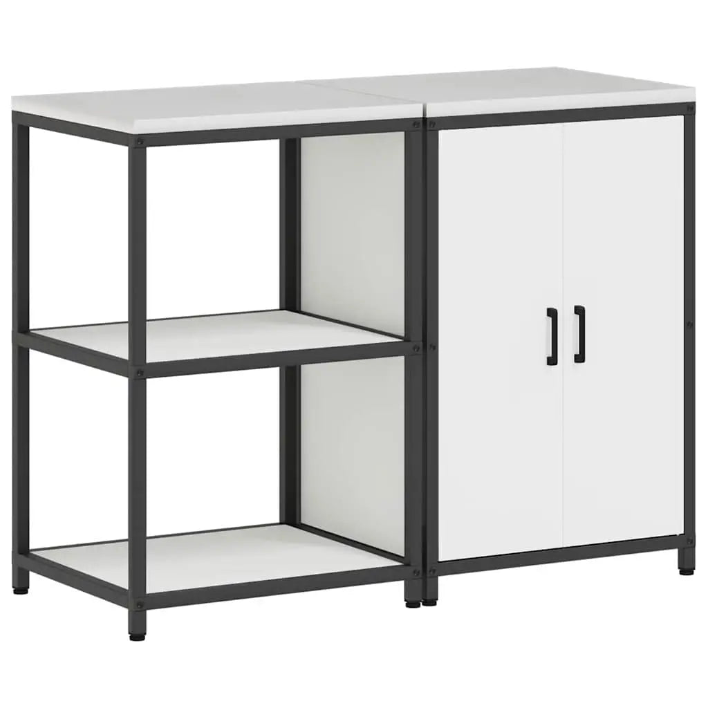 Ensemble de rangement cuisine HATTEM 2 pc Blanc - XIOS