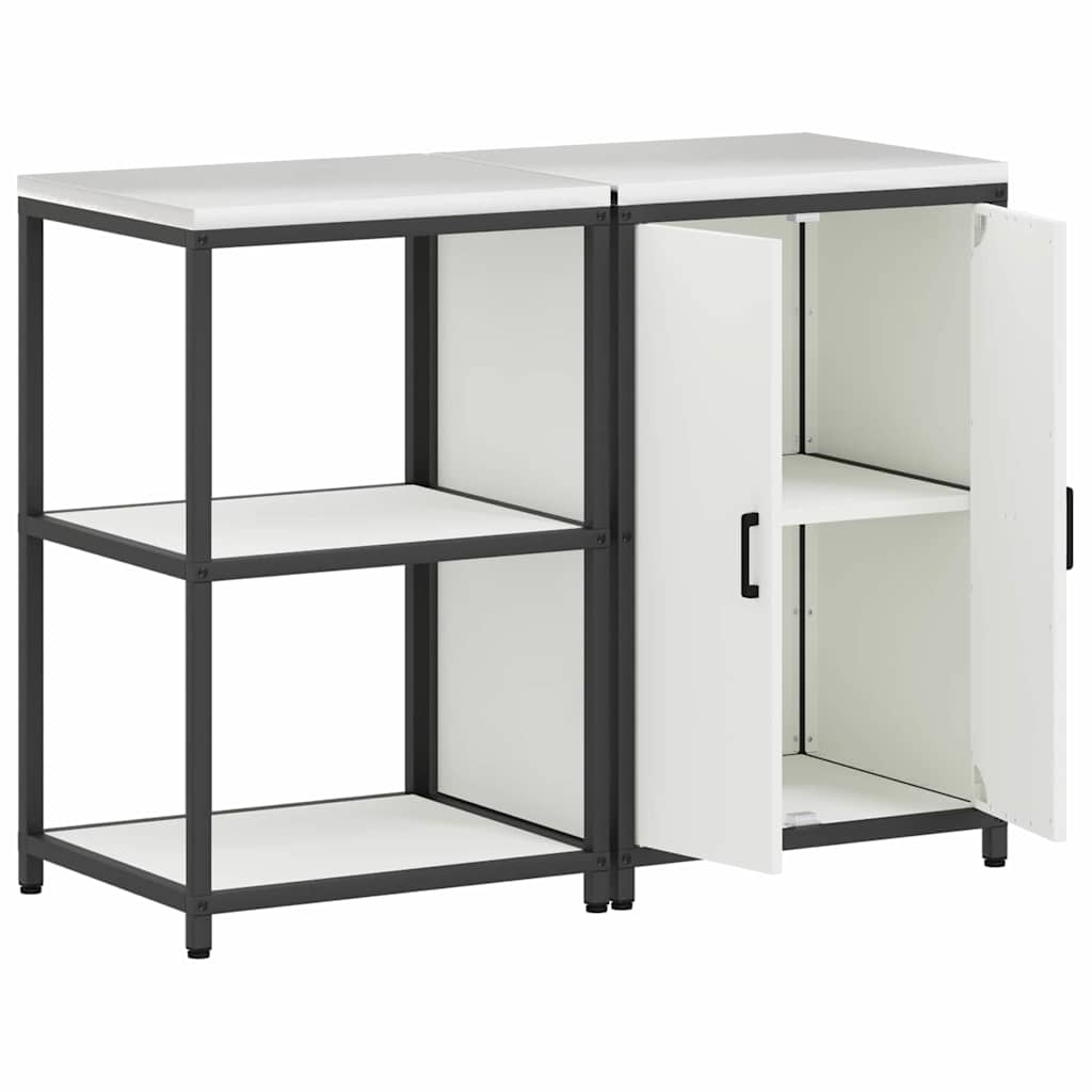 Ensemble de rangement cuisine HATTEM 2 pc Blanc - XIOS