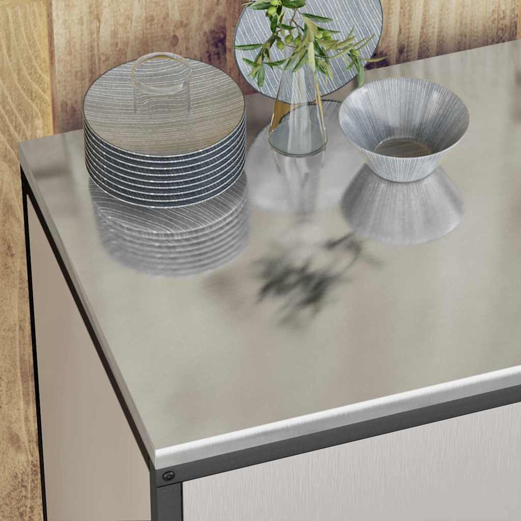 Ensemble de rangement cuisine HATTEM 2 pc Argenté - XIOS