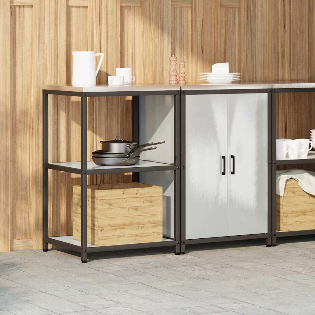 Ensemble de rangement cuisine HATTEM 2 pc Argenté - XIOS