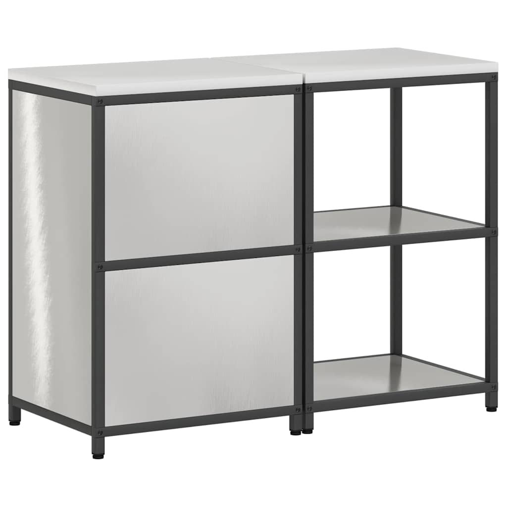 Ensemble de rangement cuisine HATTEM 2 pc Argenté - XIOS