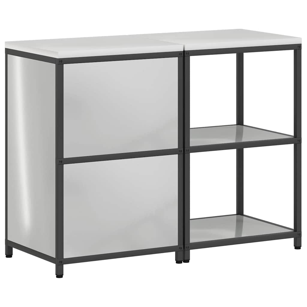 Ensemble de rangement cuisine HATTEM 2 pc Argenté - XIOS