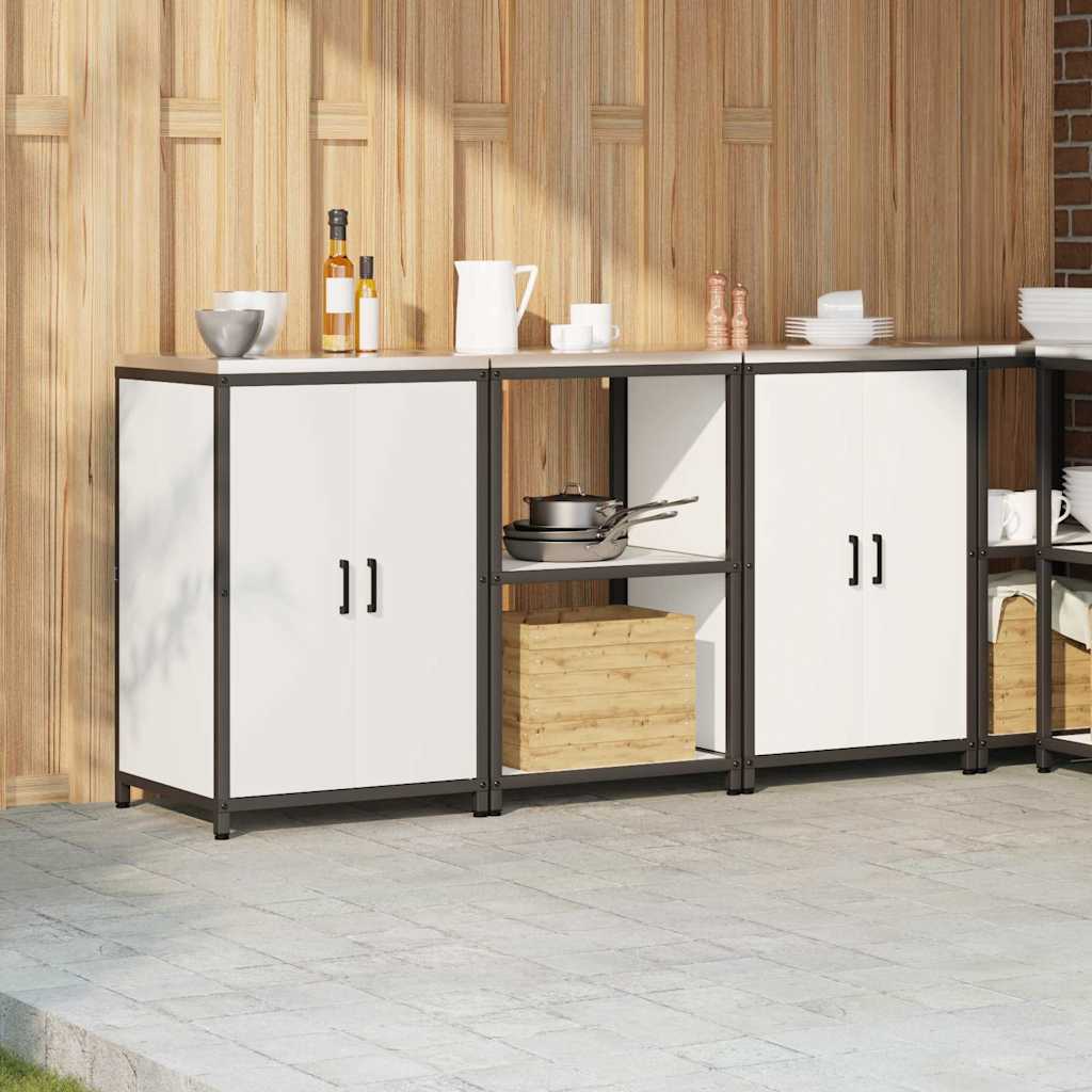 Ensemble de rangement cuisine HATTEM 3 pc Blanc - XIOS
