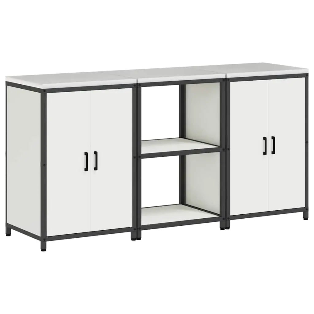 Ensemble de rangement cuisine HATTEM 3 pc Blanc - XIOS