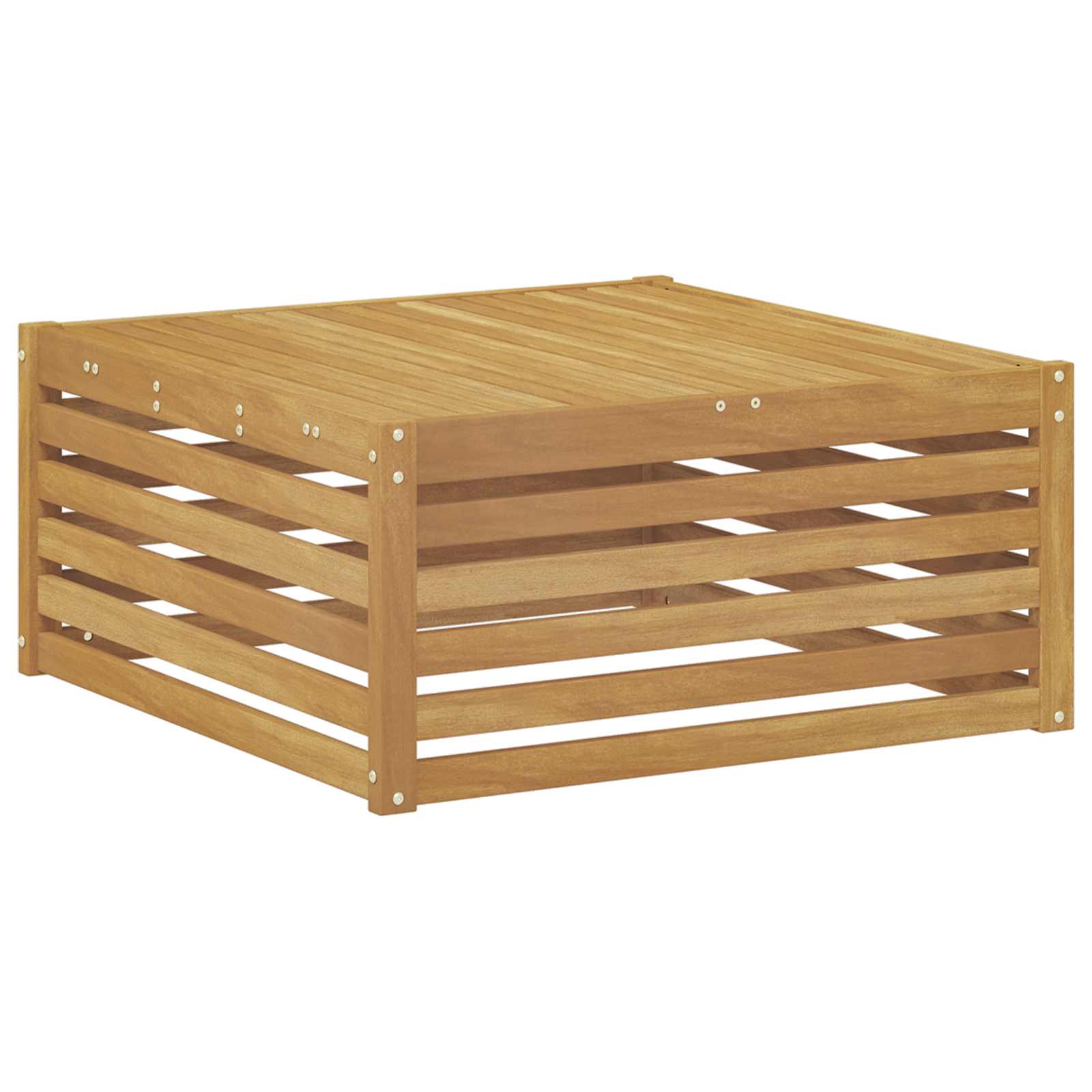 Ensemble de canapés d'extérieur 9 pcs Blanc et crème Polyester - XIOS