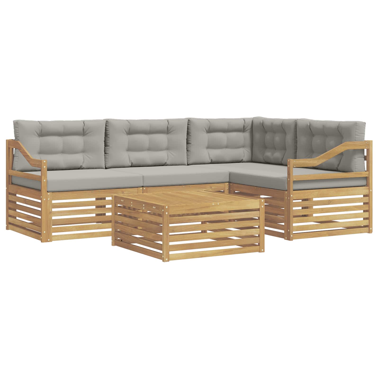 Ensemble de canapés d'extérieur avec coussin 5 pcs - XIOS