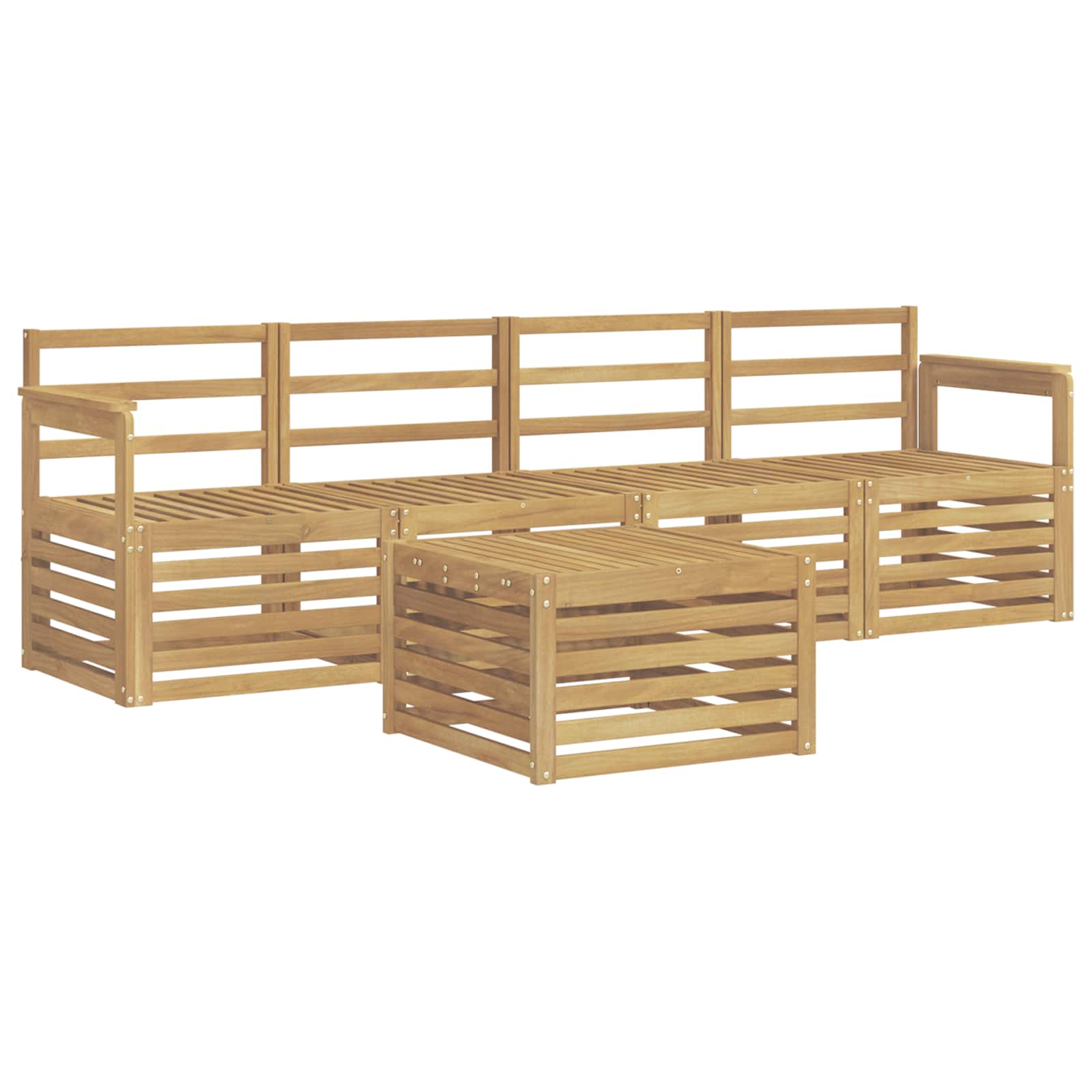 Ensemble de canapés d'extérieur 5 pcs Blanc - XIOS