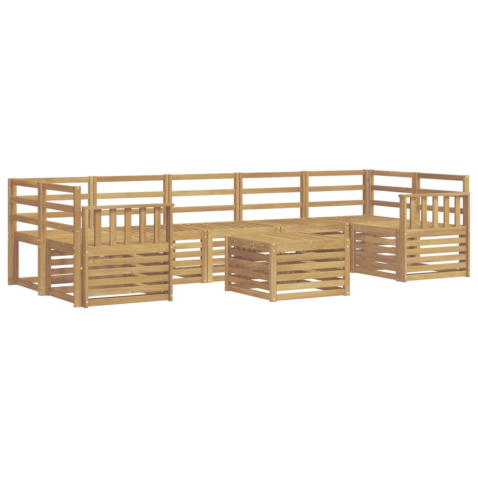 Ensemble de canapés d'extérieur 8 pcs Blanc - XIOS