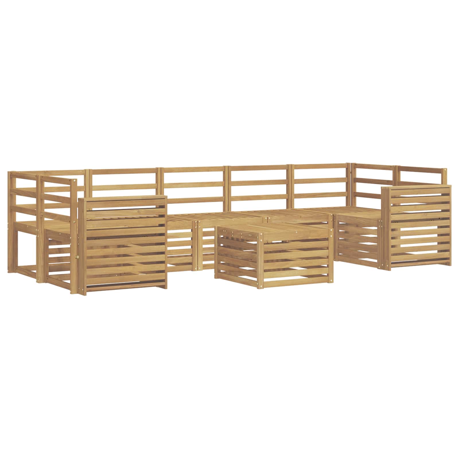 Ensemble de canapés d'extérieur 8 pcs Blanc - XIOS