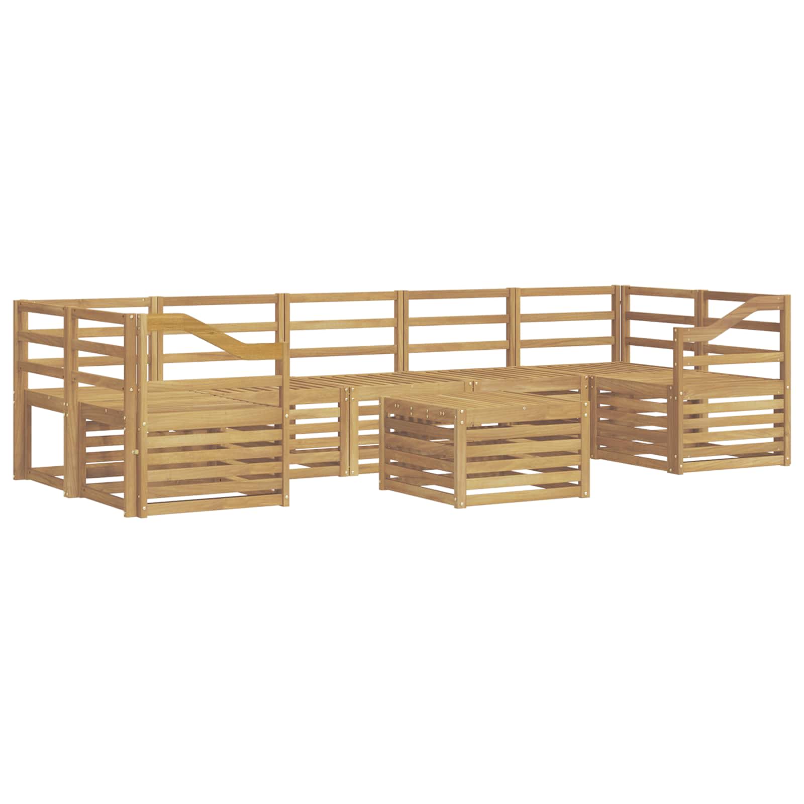 Ensemble de canapés d'extérieur 8 pcs Blanc - XIOS