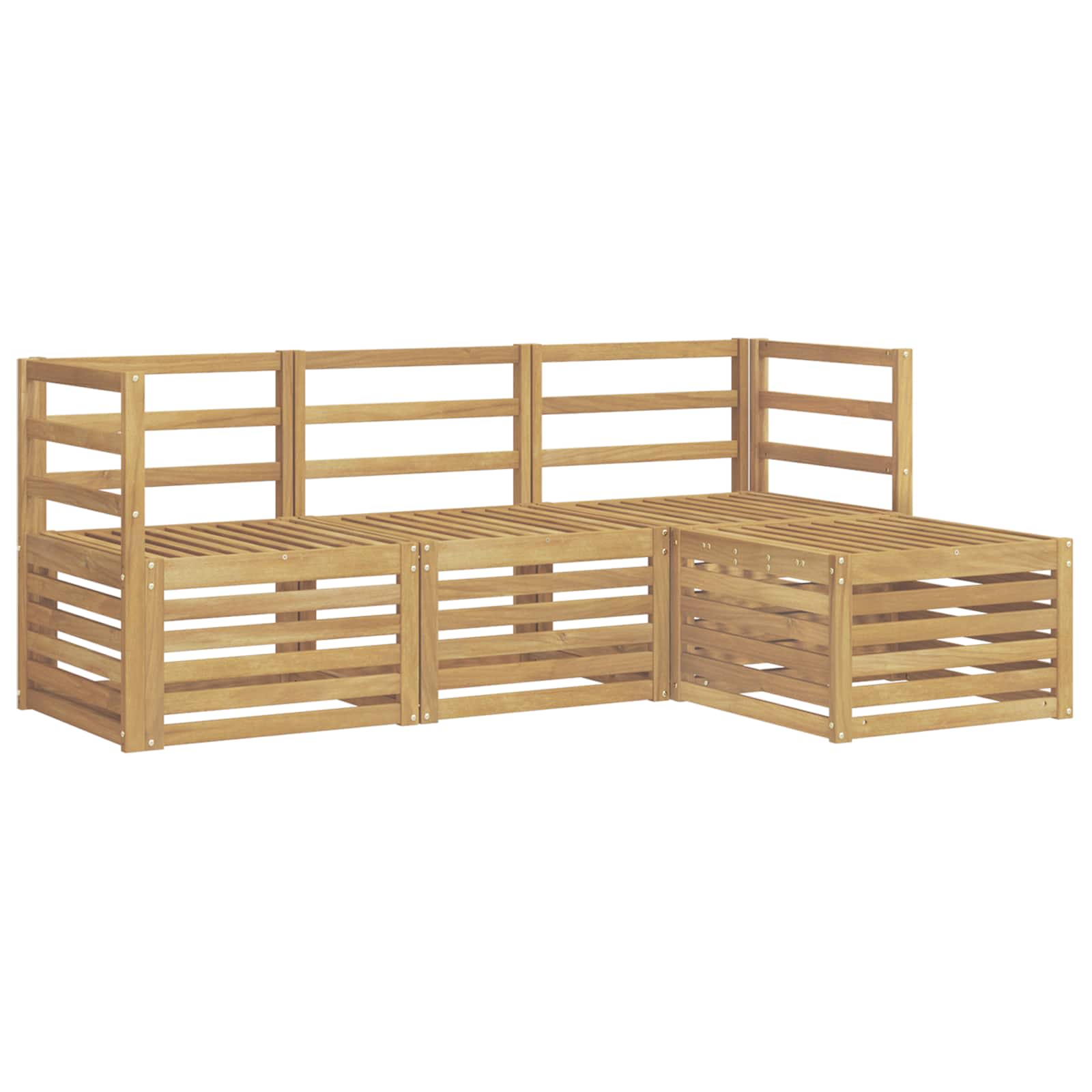 Ensemble de canapés d'extérieur 4 pcs Blanc - XIOS