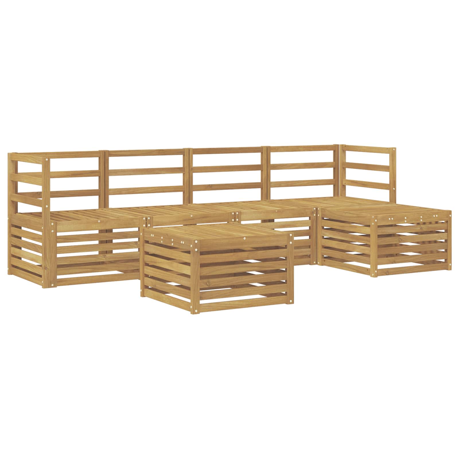 Ensemble de canapés d'extérieur 6 pcs Blanc - XIOS