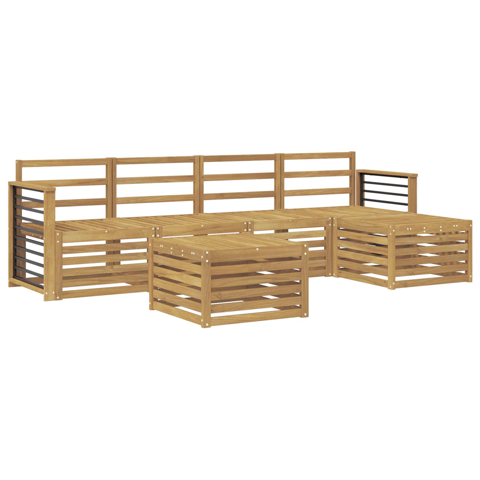 Ensemble de canapés d'extérieur 6 pcs Blanc - XIOS
