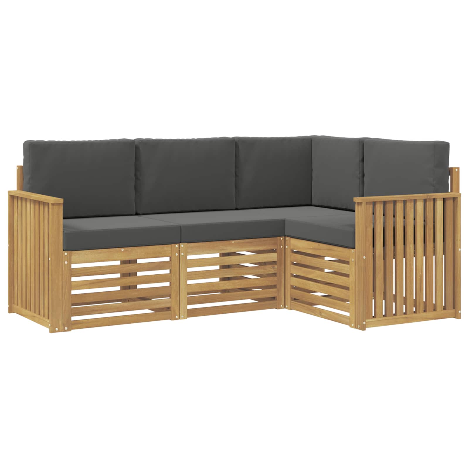 Ensembles de canapés 4 pcs Blanc et anthracite - XIOS