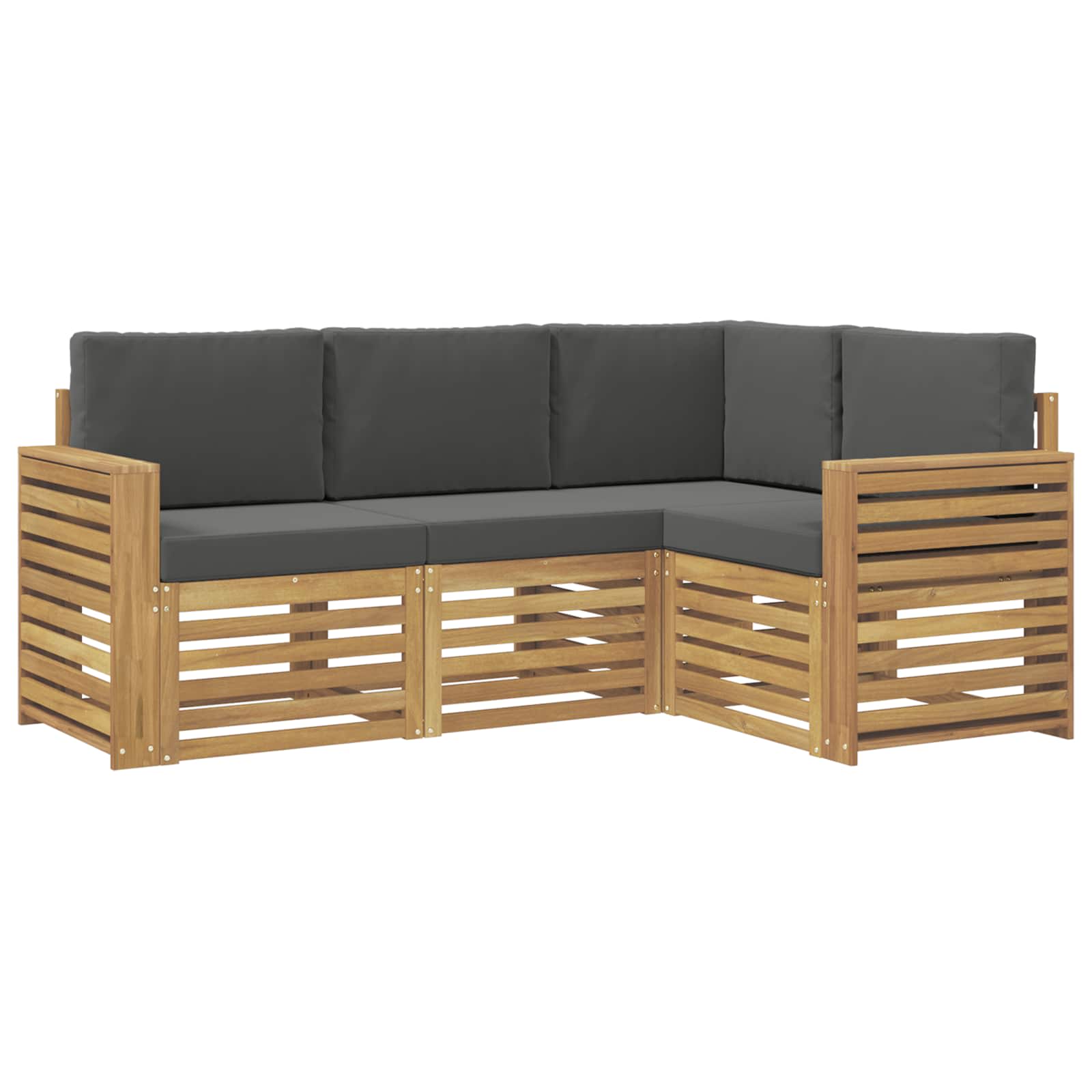 Ensembles de canapés 4 pcs Blanc et anthracite - XIOS