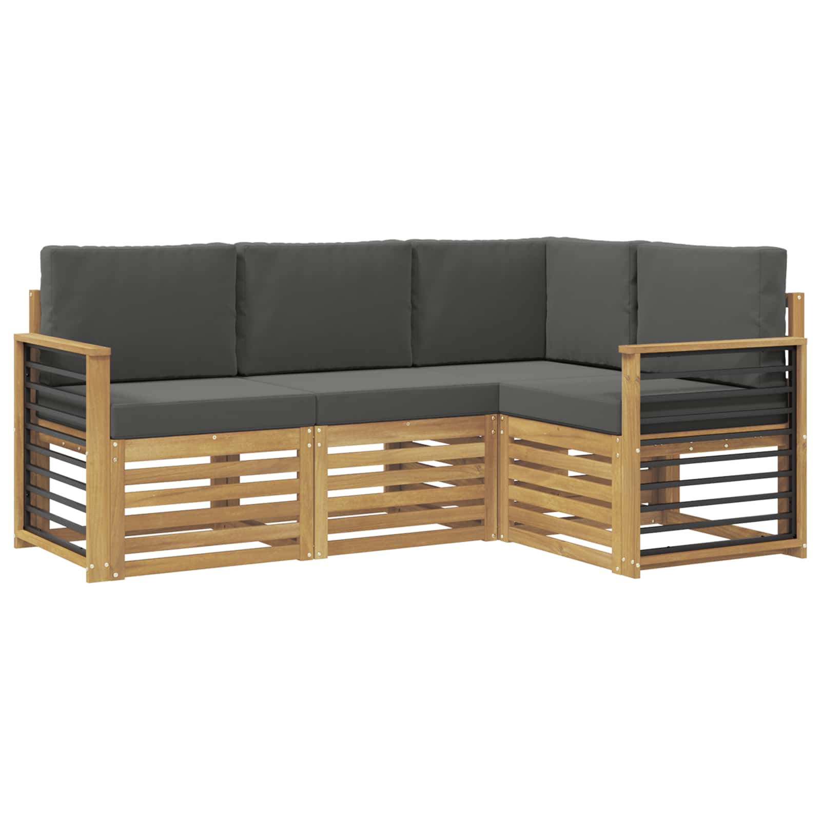 Ensembles de canapés 4 pcs Blanc et anthracite - XIOS