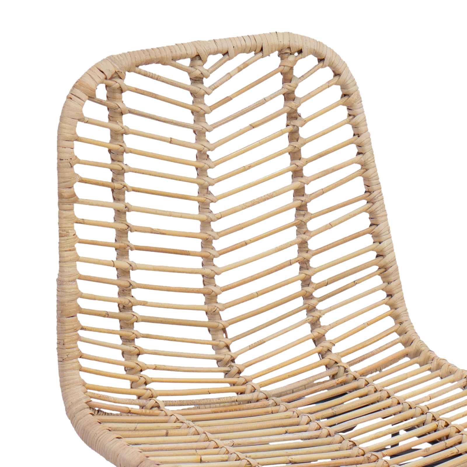 Chaise de bar 2 pcs Naturel 44,5 x 54,5 x 97,5 cm - XIOS