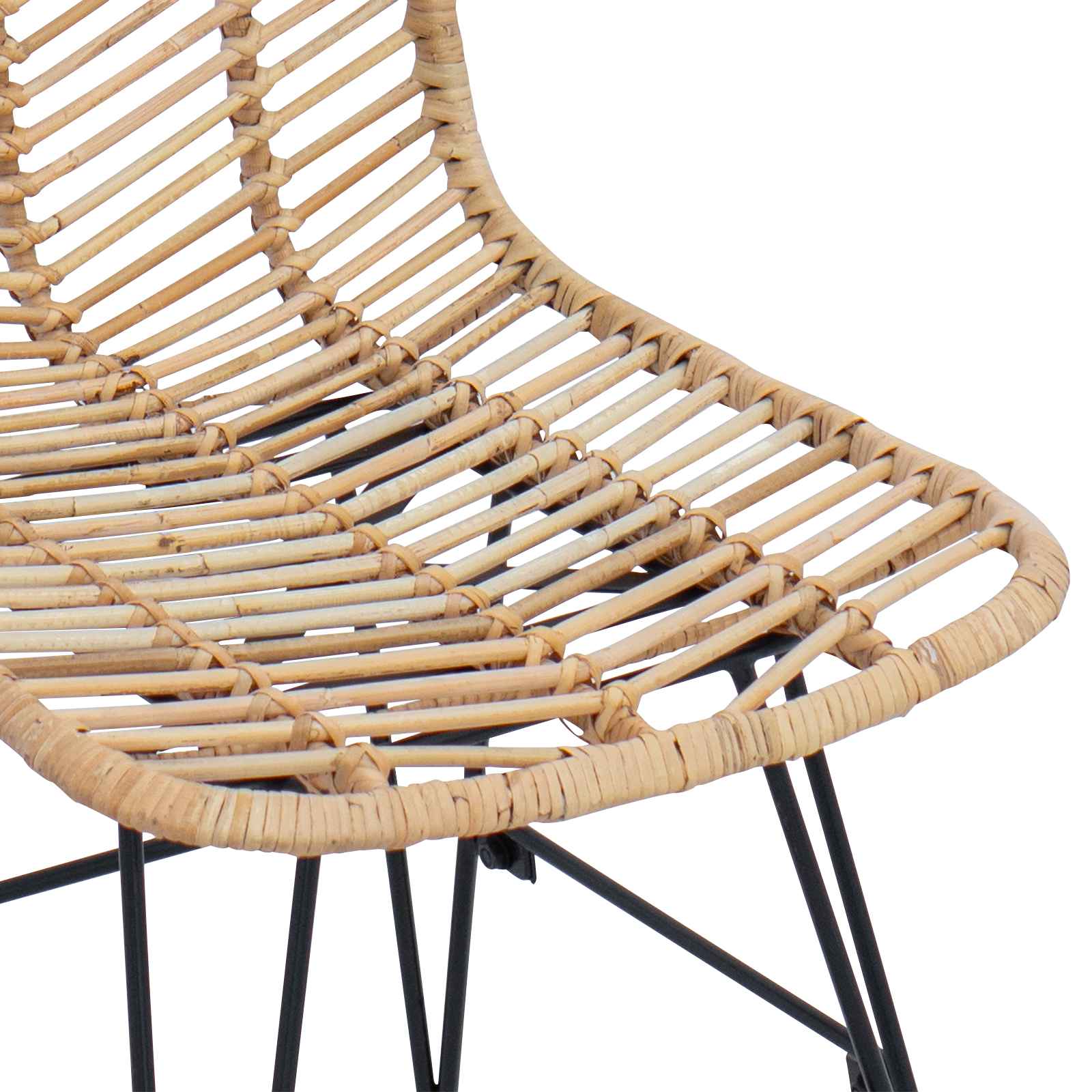 Chaise de bar 2 pcs Naturel 44,5 x 54,5 x 97,5 cm - XIOS