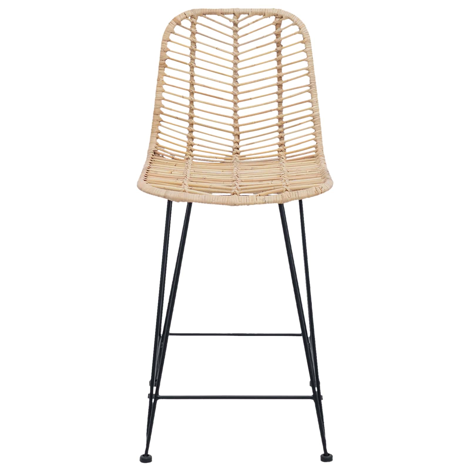 Chaise de bar 2 pcs Naturel 44,5 x 54,5 x 97,5 cm - XIOS