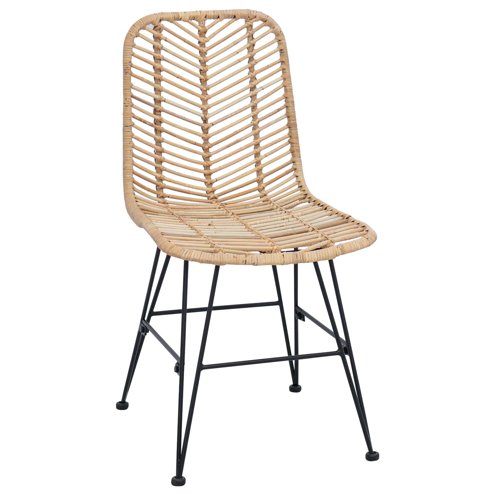 Chaise de salle à manger 2 pcs Naturel 44,5 x 55 x 85 cm - XIOS