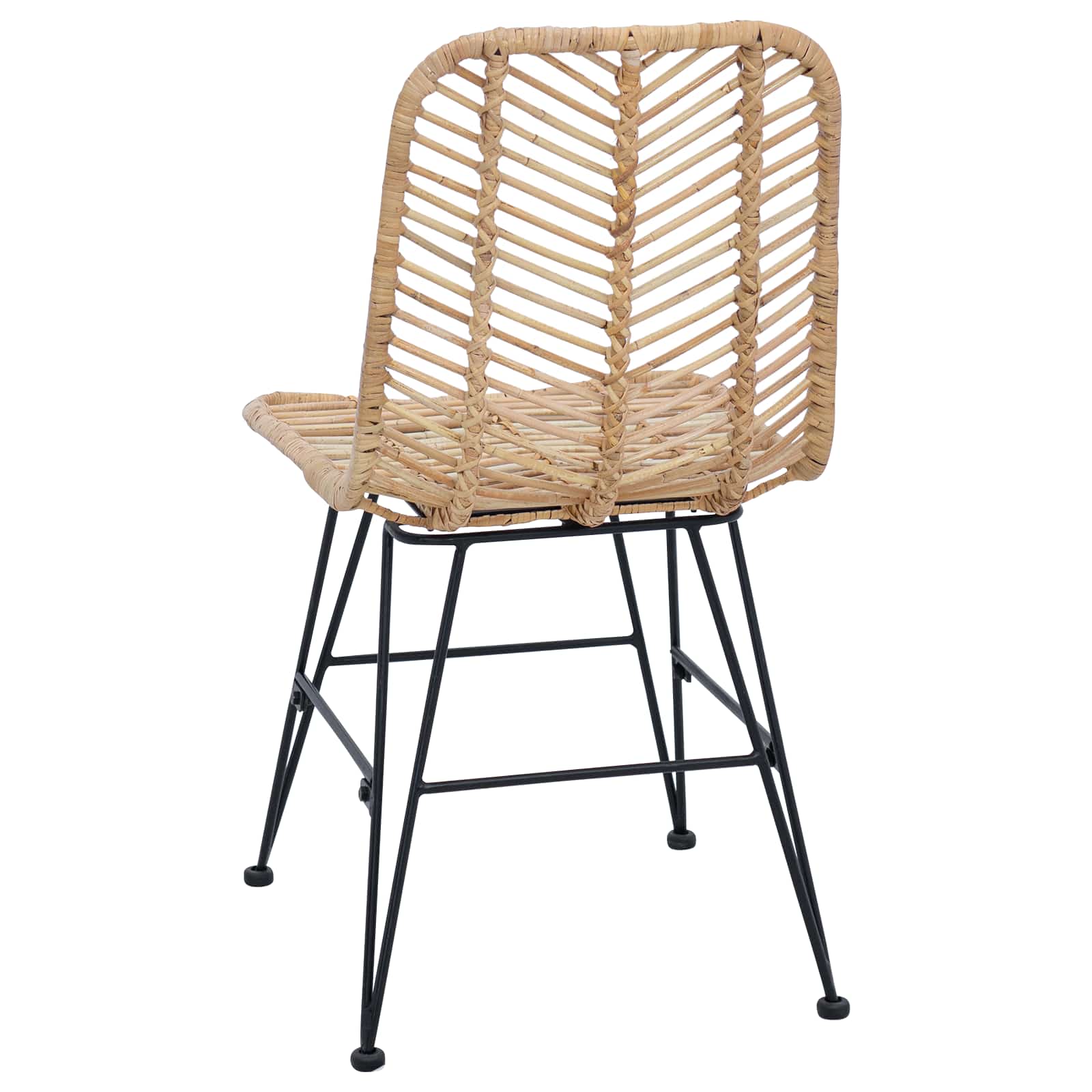 Chaise de salle à manger 2 pcs Naturel 44,5 x 55 x 85 cm - XIOS