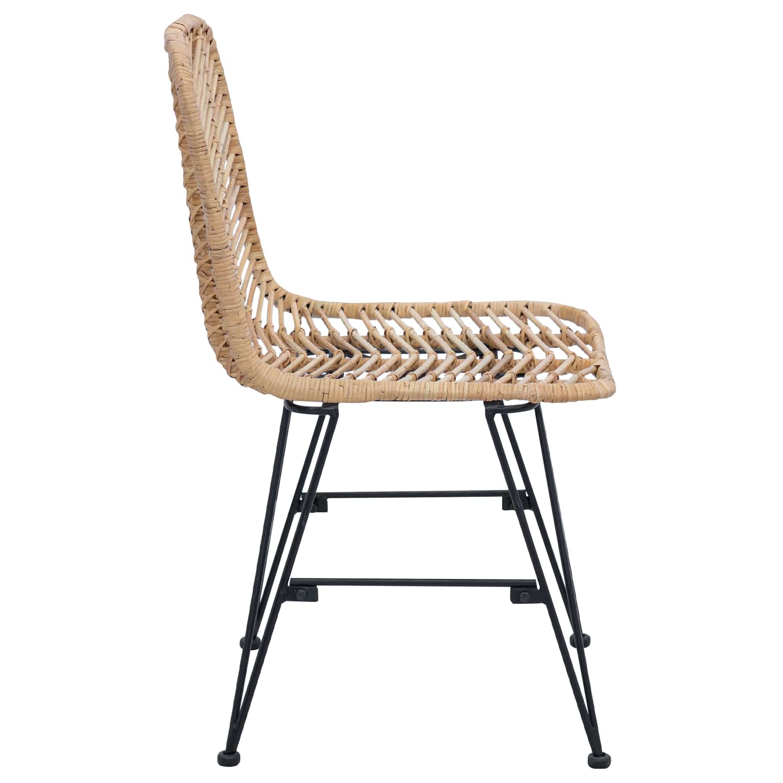 Chaise de salle à manger 2 pcs Naturel 44,5 x 55 x 85 cm - XIOS