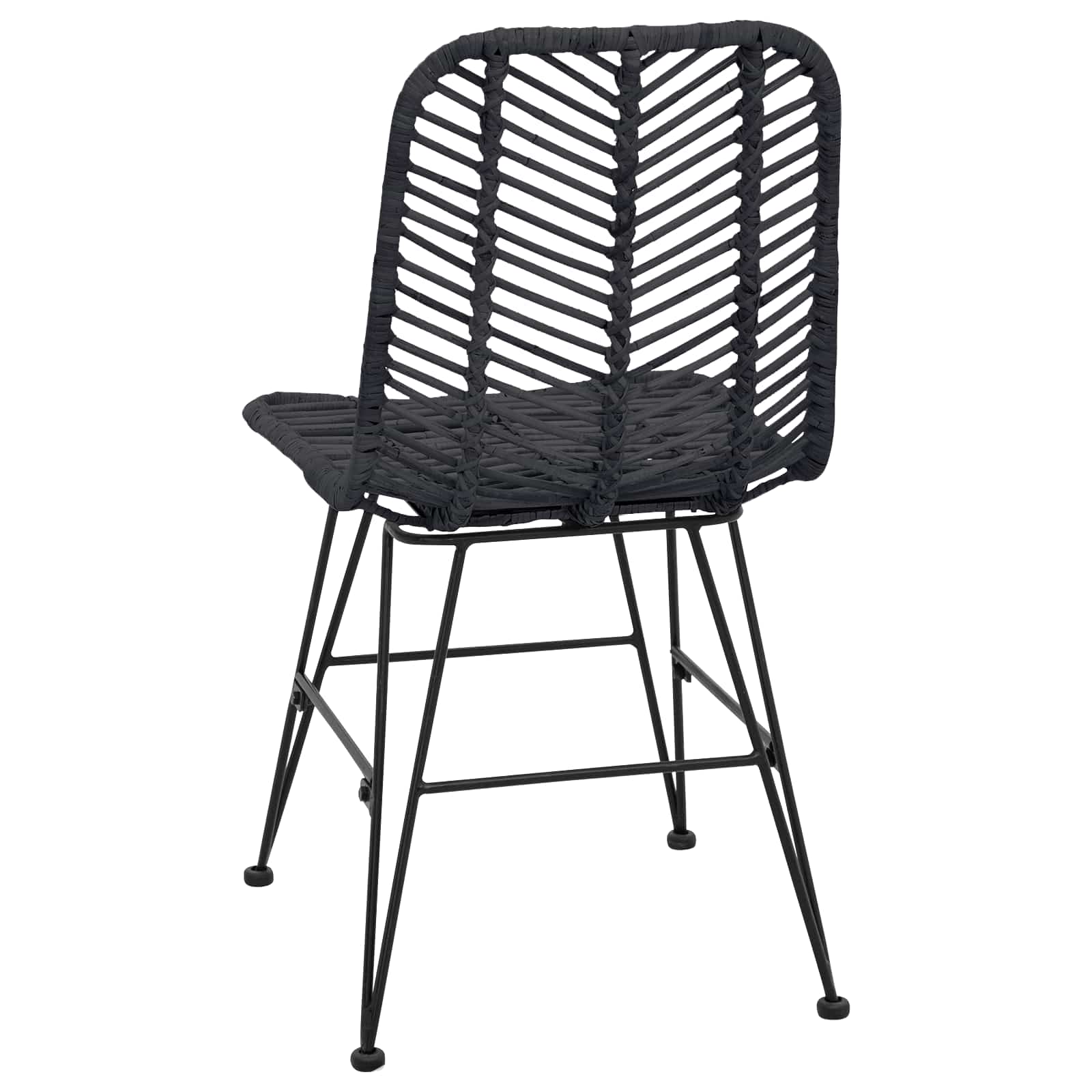 Chaise de salle à manger 2 pcs Noir 44,5 x 55 x 85 cm - XIOS