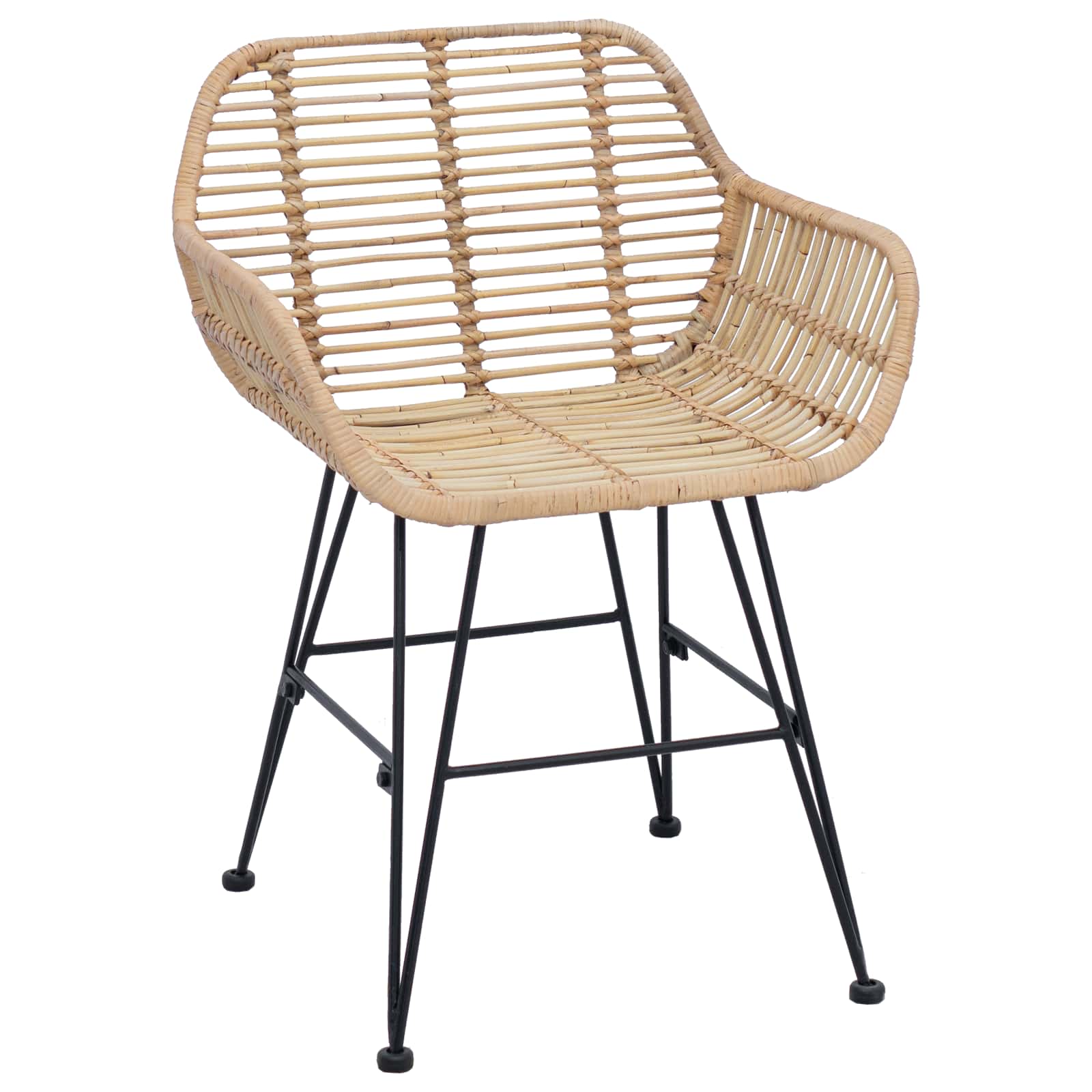 Chaise de salle à manger 2 pcs Naturel 55 x 50 x 74 cm - XIOS
