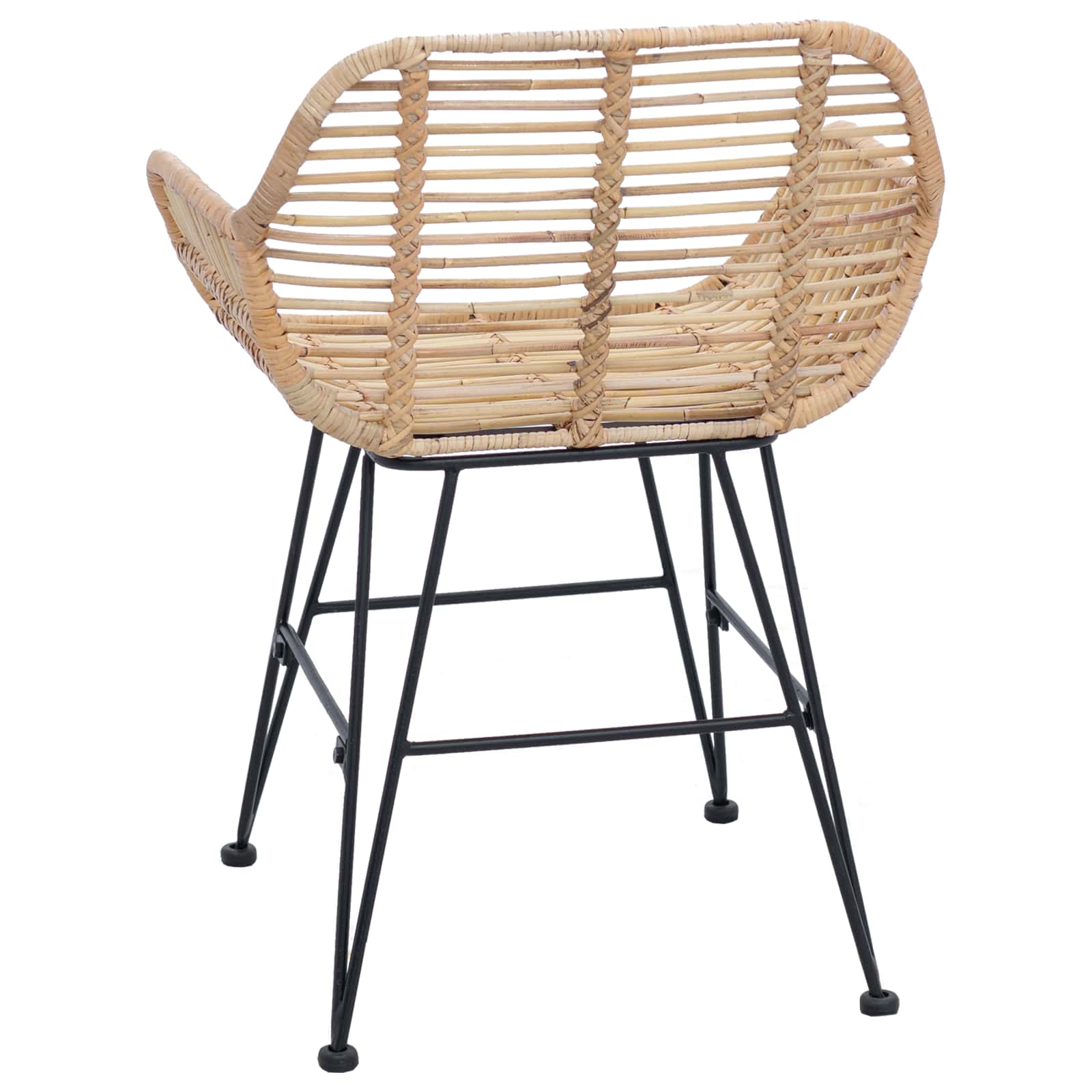 Chaise de salle à manger 2 pcs Naturel 55 x 50 x 74 cm - XIOS