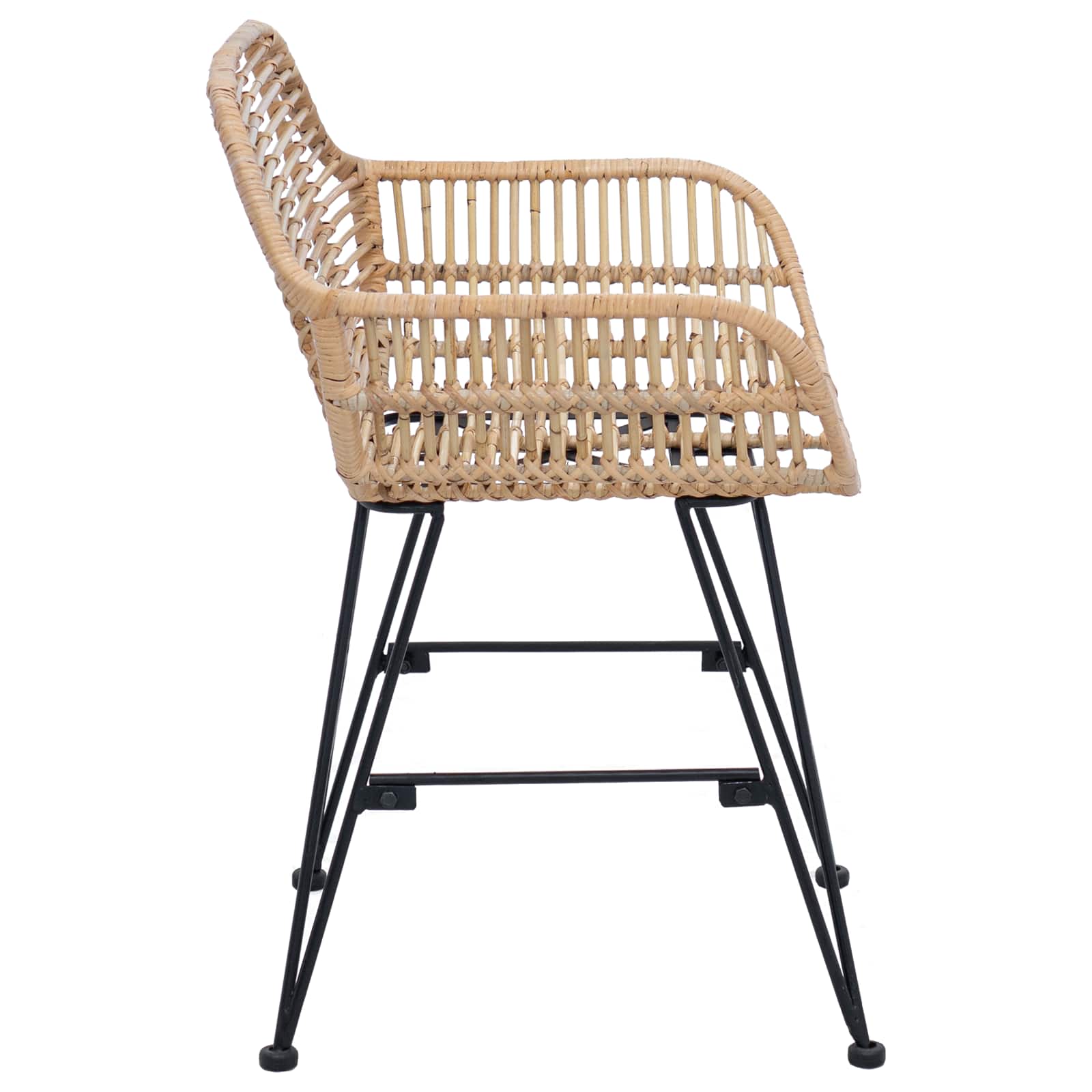 Chaise de salle à manger 2 pcs Naturel 55 x 50 x 74 cm - XIOS