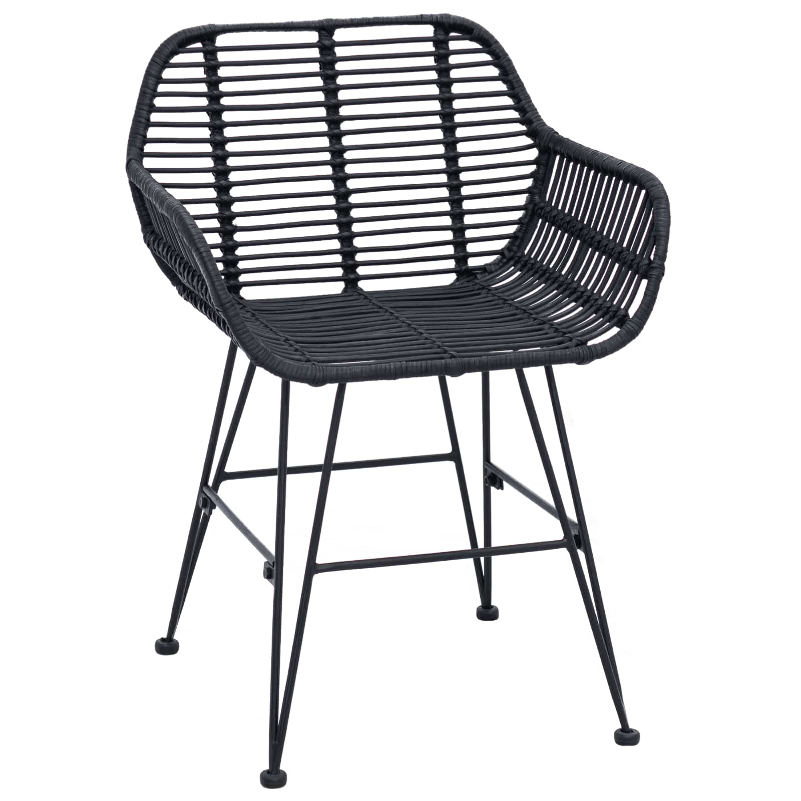 Chaise de salle à manger 2 pcs Noir 55 x 50 x 74 cm - XIOS