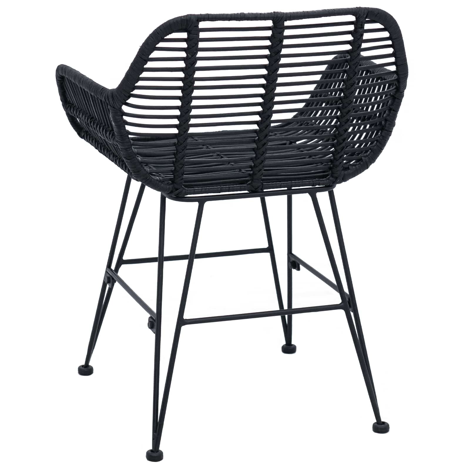 Chaise de salle à manger 2 pcs Noir 55 x 50 x 74 cm - XIOS