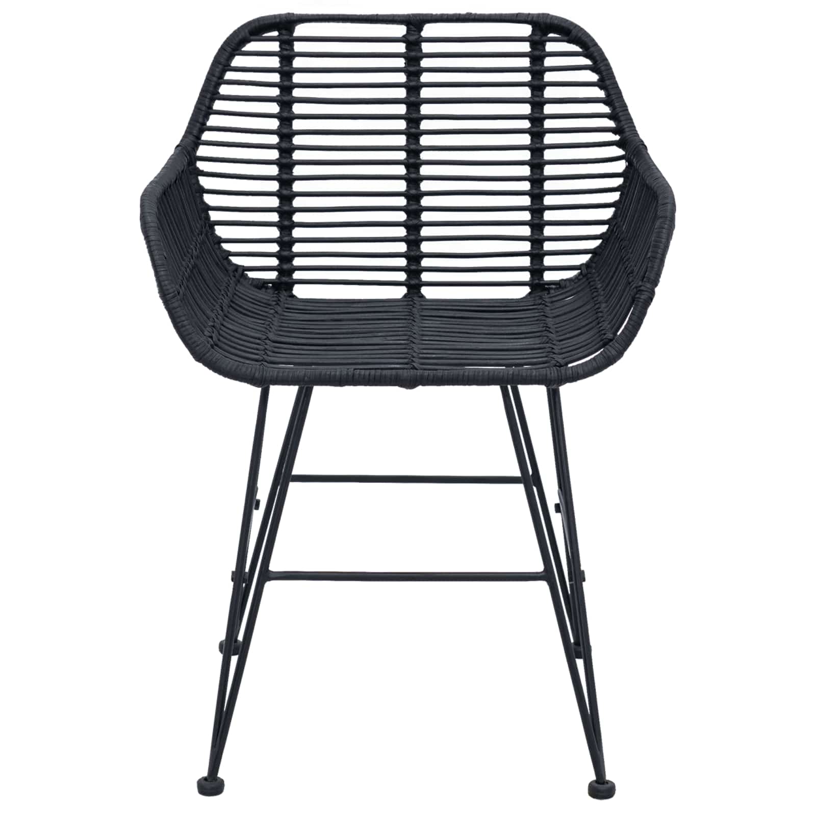 Chaise de salle à manger 2 pcs Noir 55 x 50 x 74 cm - XIOS